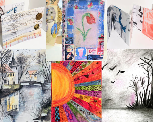 Christine Stanford Mixed Media Art Journal/Sketchbook Workshop - Friday 17th July 7-9pm