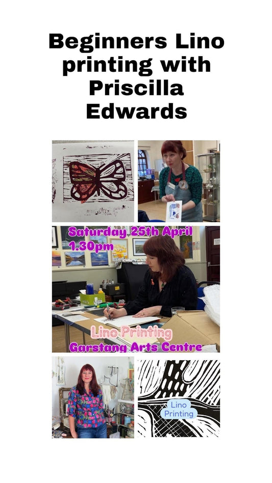 Lino Printing workshop Sat 25th April 1.30pm